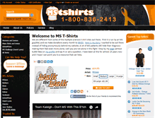 Tablet Screenshot of mstshirts.com